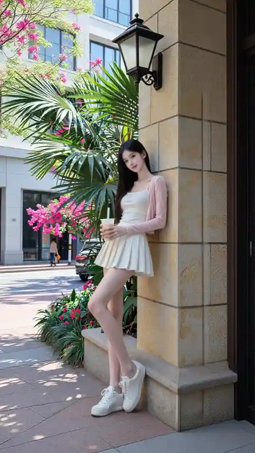 4k户外壁纸 - 手机 - 白裙 - 美女「哲风壁纸」 4k户外壁纸 - 手机 - 白裙 - 美女「哲风壁纸」