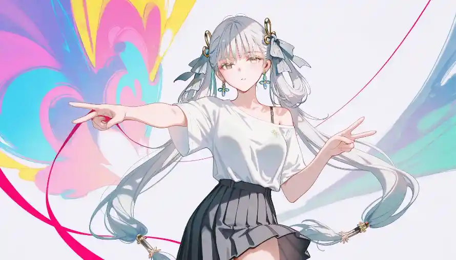 2k今汐壁纸-少女 - 银发-鸣潮「哲风壁纸」