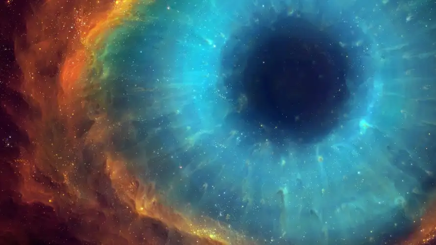2k光晕壁纸-太空 - 宇宙-星云「哲风壁纸」