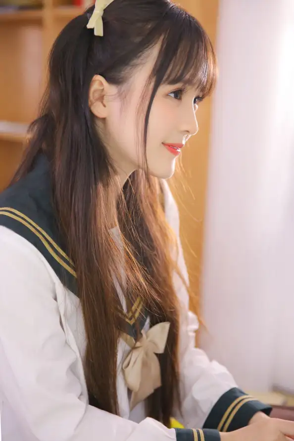 4k侧脸壁纸 - 发饰 - 室内 - 性感「哲风壁纸」