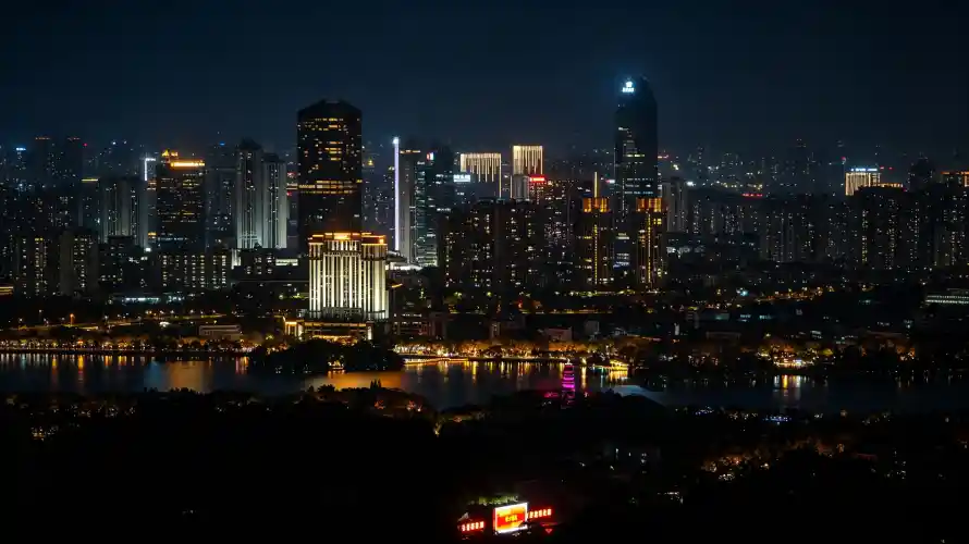 3k城市壁纸-夜晚 - 夜景-江边「哲风壁纸」