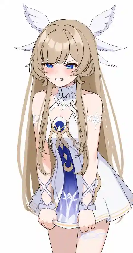 4k原神壁纸 - 少女 - 白裙 - 二次元「哲风壁纸」
