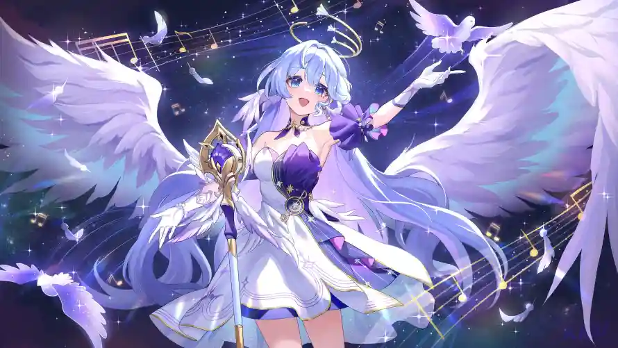 4k光环壁纸 - 动漫 - 崩坏 - 星空「哲风壁纸」