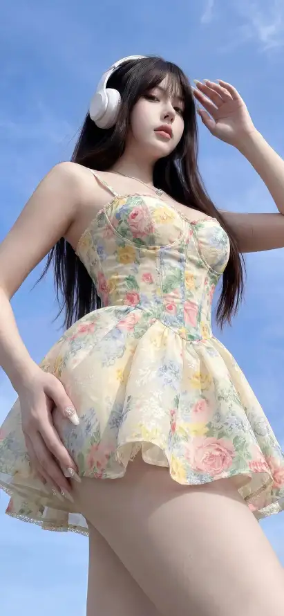 4k户外壁纸 - 晴天 - 穿搭 - 美女「哲风壁纸」
