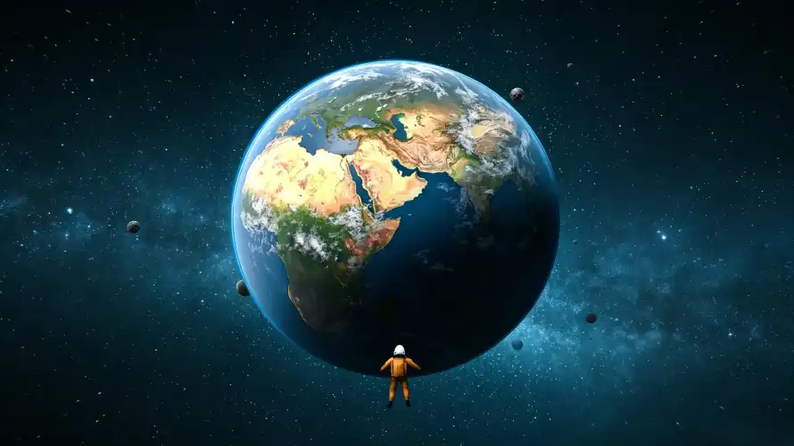 3k创意壁纸-地球 - 太空-宇宙「哲风壁纸」