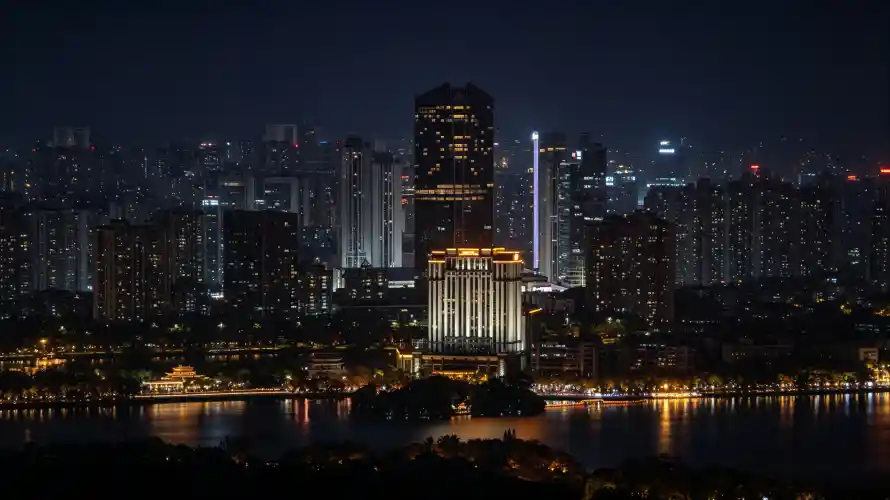 3k倒影壁纸-城市 - 夜景-夜空「哲风壁纸」