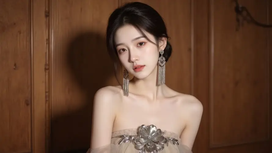 2k优雅壁纸-光影 - 暖光-盘发「哲风壁纸」