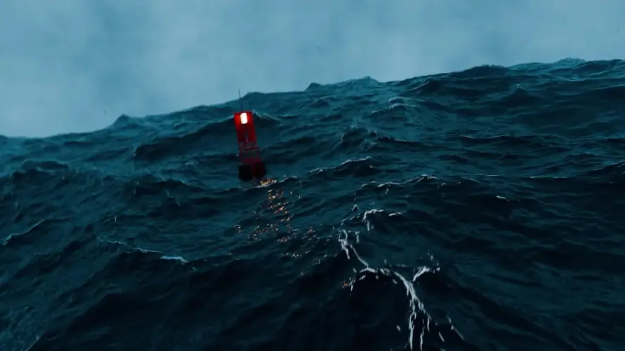 2k帆船壁纸-波涛 - 浮标-海上「哲风壁纸」