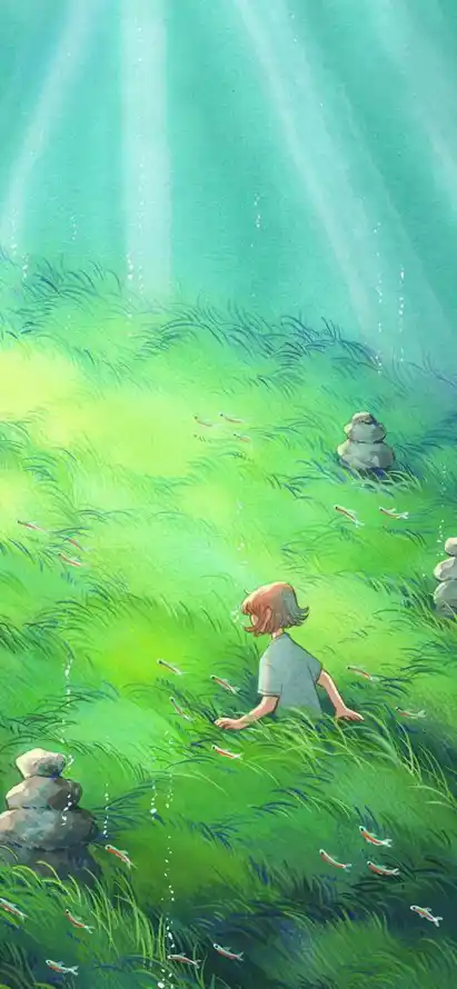 4k休闲壁纸 - 女孩 - 插画 - 治愈「哲风壁纸」