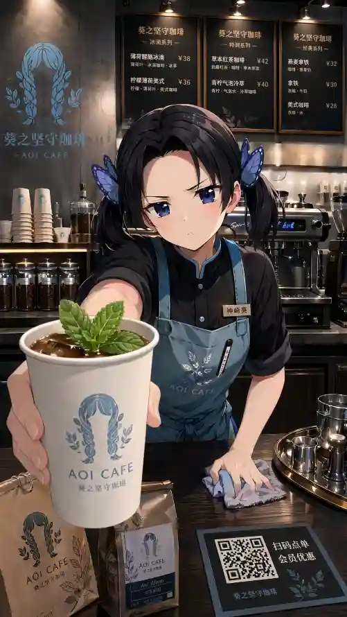 4k制服壁纸 - 围裙 - 少女 - 紫瞳「哲风壁纸」
