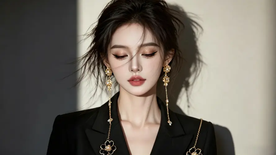 3k御姐壁纸-红唇 - 美女-氛围感「哲风壁纸」