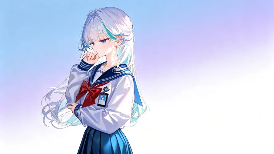 10k制服壁纸-jk - 少女-校卡「哲风壁纸」