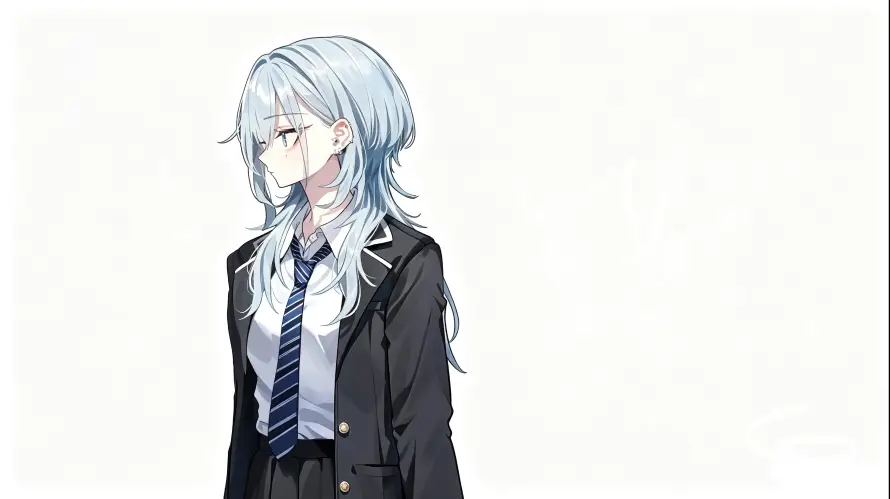 3k制服壁纸-jk - 少女-眼镜「哲风壁纸」