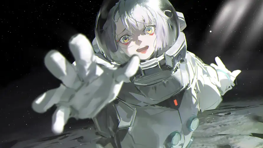 4k伸手壁纸-宇宙 - 插画-深空「哲风壁纸」