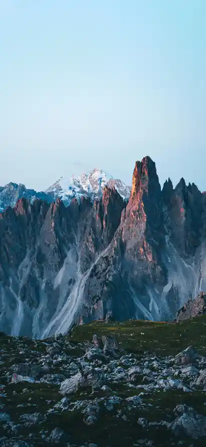 4k云雾壁纸 - 山峰 - 岩石 - 晴空「哲风壁纸」