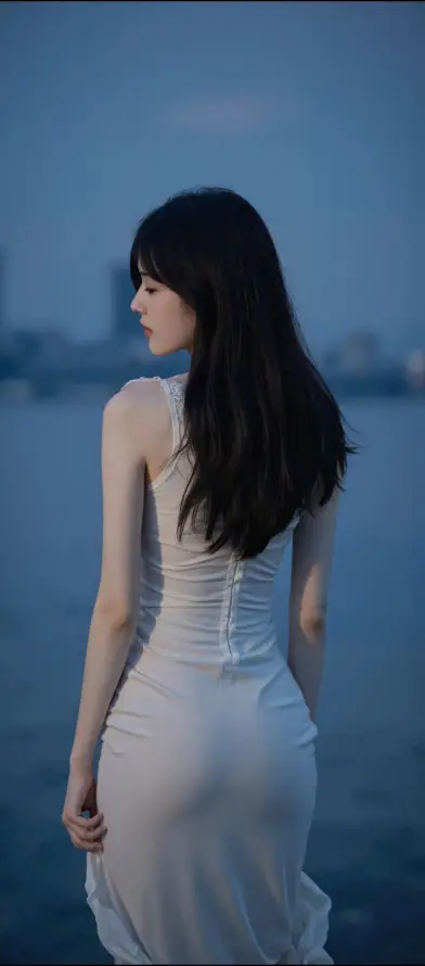 4k少女壁纸 - 水面 - 清冷 - 湖边「哲风壁纸」