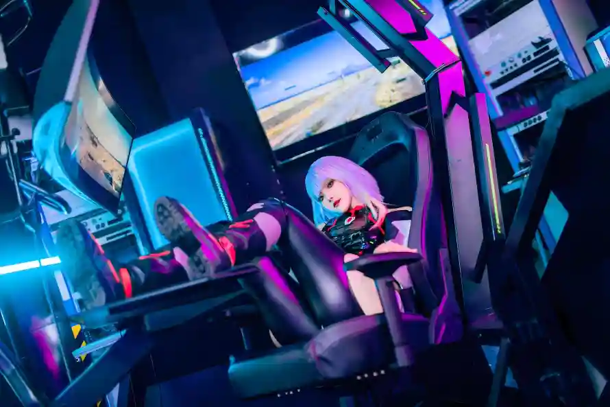 6k动漫壁纸-少女 - 紫发-cos「哲风壁纸」