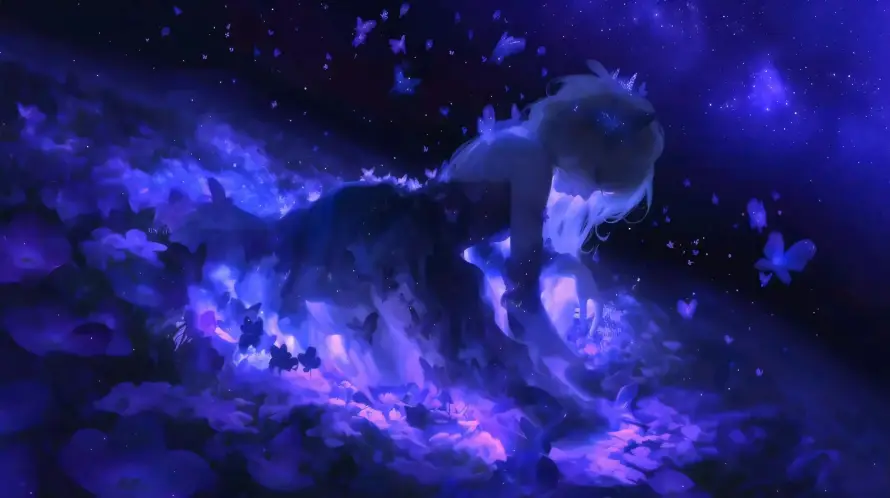 2k光影壁纸-插画 - 星空-梦幻「哲风壁纸」