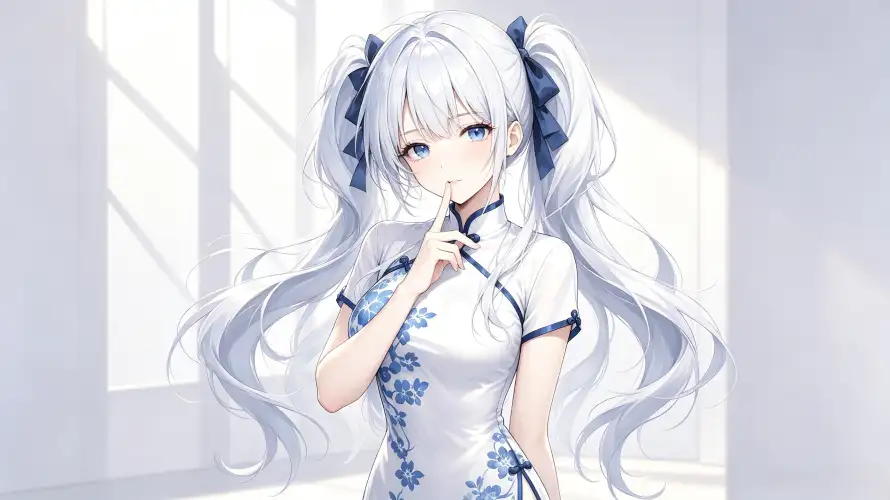 3k光影壁纸-好看 - 室内-少女「哲风壁纸」