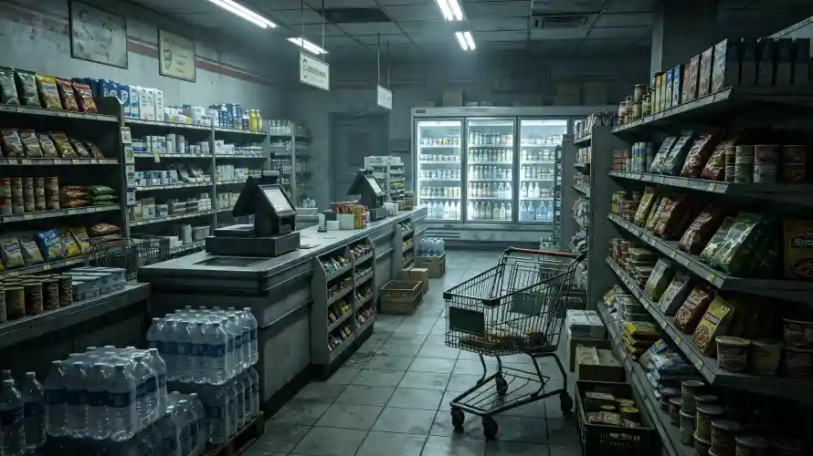 3k冰柜壁纸-冷光 - 商店-室内「哲风壁纸」