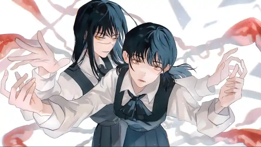 2k双人壁纸-jk - 校服-领结「哲风壁纸」