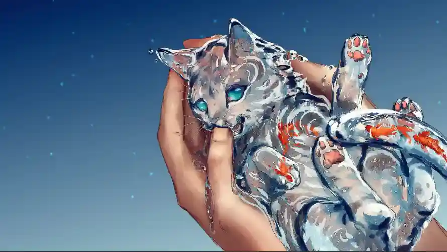 2k创意壁纸-手掌 - 手绘-治愈「哲风壁纸」