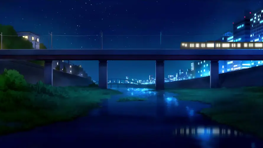 4k夜景壁纸-建筑 - 插画-星空「哲风壁纸」