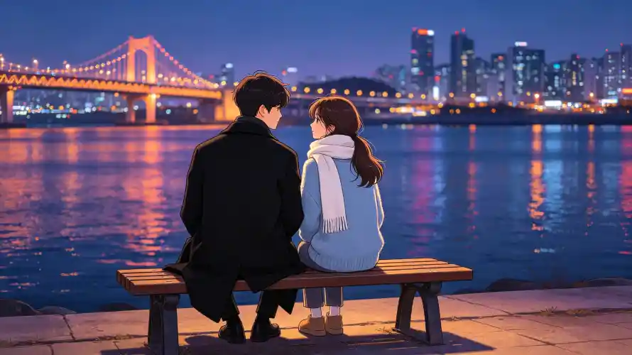 3k冬季壁纸-卡通 - 城市-夜景「哲风壁纸」