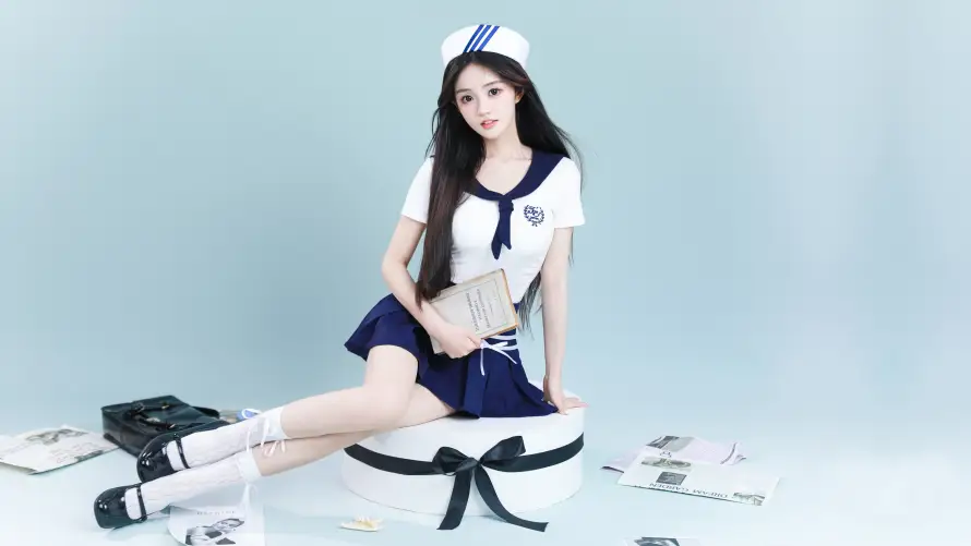 4k人像壁纸-制服 - 少女-清纯「哲风壁纸」