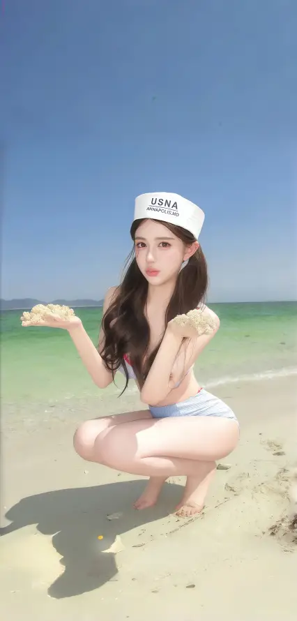 4k夏日壁纸 - 大海 - 沙滩 - 泳装「哲风壁纸」