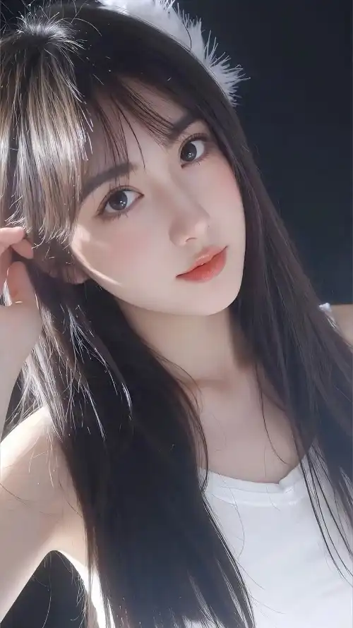 4k少女壁纸 - 红唇 - 纯欲 - 美女「哲风壁纸」