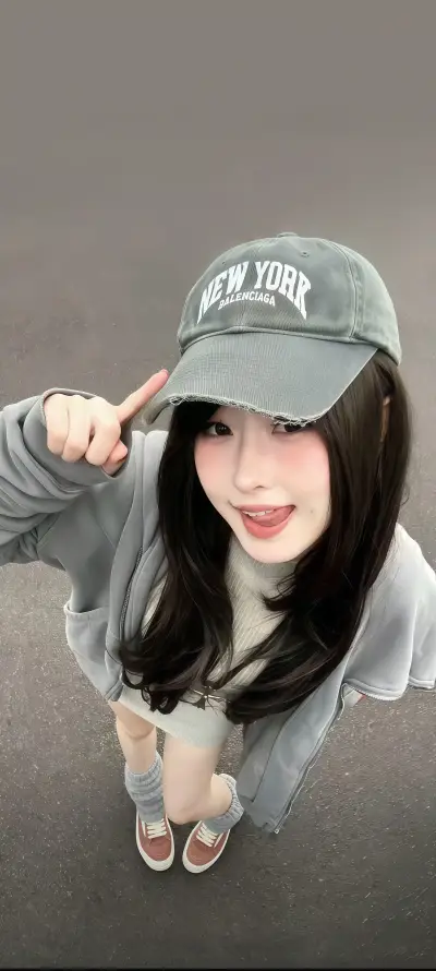 4k俏皮壁纸 - 卫衣 - 比耶 - 甜美「哲风壁纸」