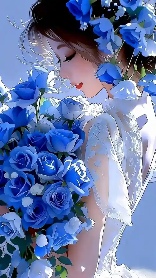 4k侧脸壁纸 - 好看 - 少女 - 插画「哲风壁纸」