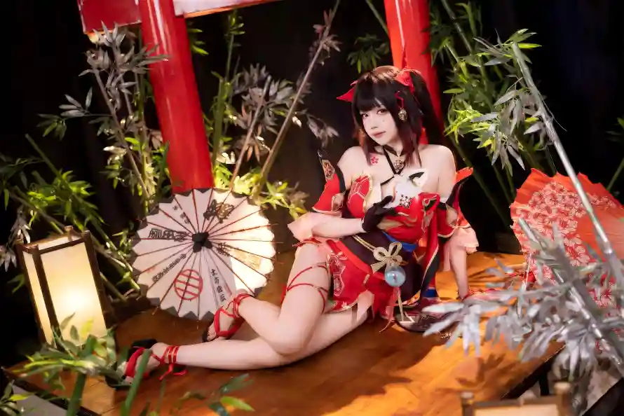 6k写真壁纸-竹子 - 花火-鸟居「哲风壁纸」