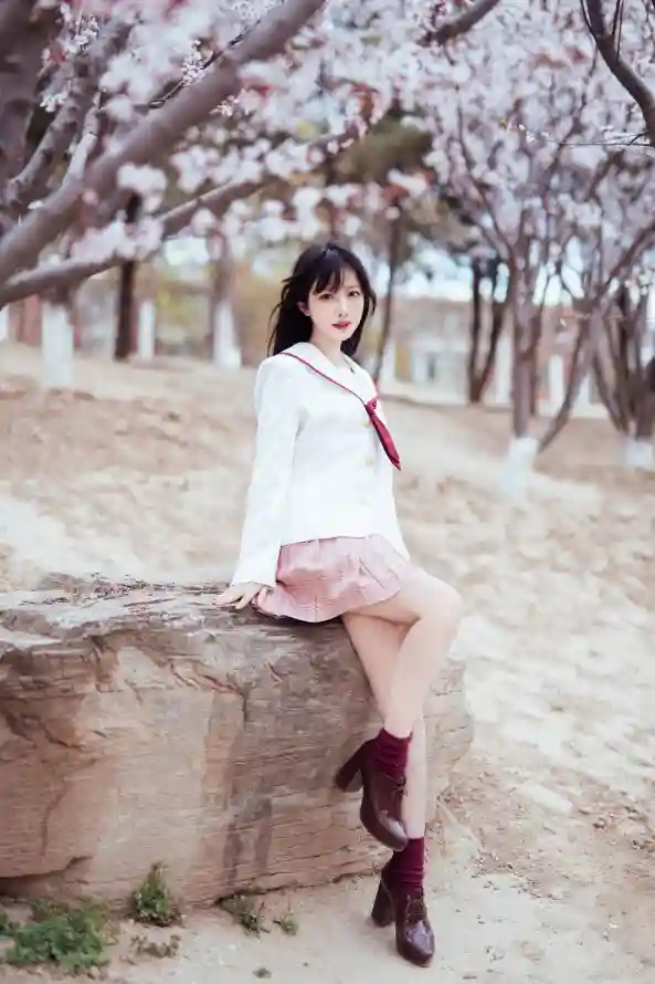 4k写真壁纸 - 室外 - 少女 - 春季「哲风壁纸」