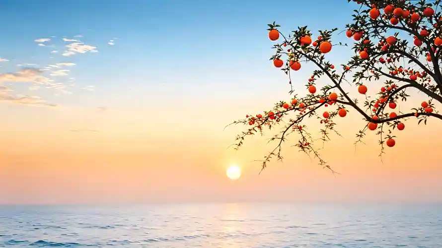 4k夕阳壁纸-大海 - 天空-晚霞「哲风壁纸」