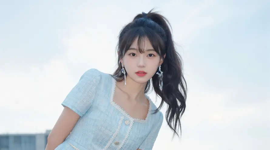 2k人像壁纸-天空 - 少女-户外「哲风壁纸」
