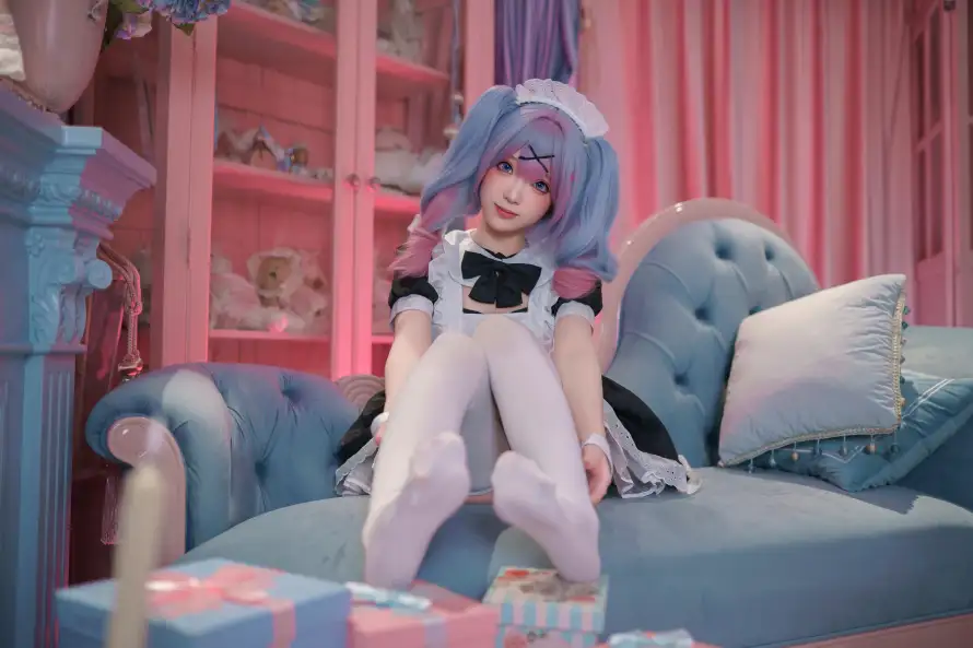 6k卡通壁纸-可爱 - 女仆-少女「哲风壁纸」