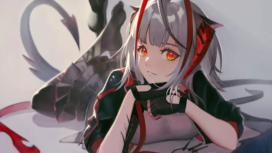 4k动漫壁纸-w - 少女-手套「哲风壁纸」
