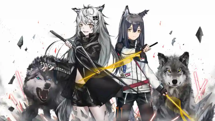 2k兽耳壁纸-狼 - 动漫-少女「哲风壁纸」