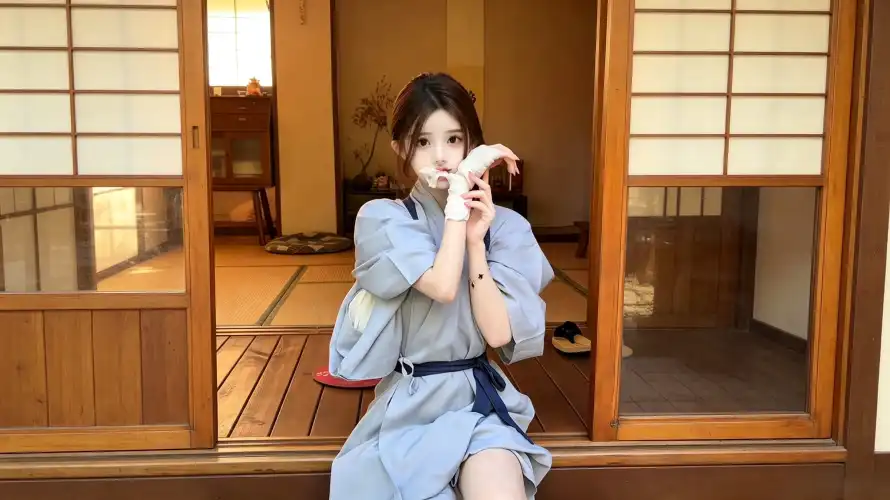 3k和服壁纸-好看 - 少女-居家「哲风壁纸」