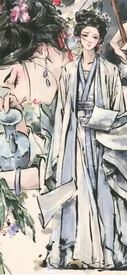 4k发髻壁纸 - 古装 - 古风 - 国风「哲风壁纸」