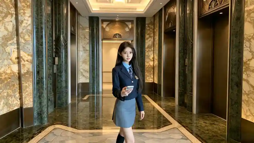 3k制服壁纸-好看 - 手机-短裙「哲风壁纸」