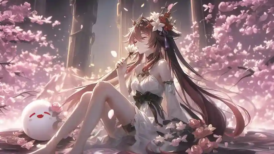 4k原神壁纸 - 古风 - 幽灵 - 插画「哲风壁纸」