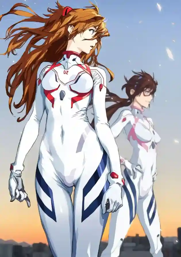 4k日系壁纸 - 蓝天 - 黄昏 - eva「哲风壁纸」