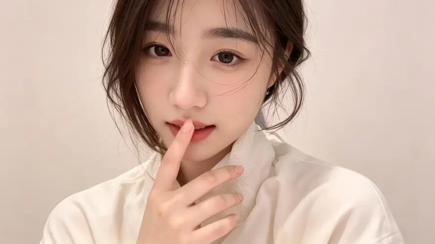 3k卷发壁纸-女生 - 好看-少女「哲风壁纸」