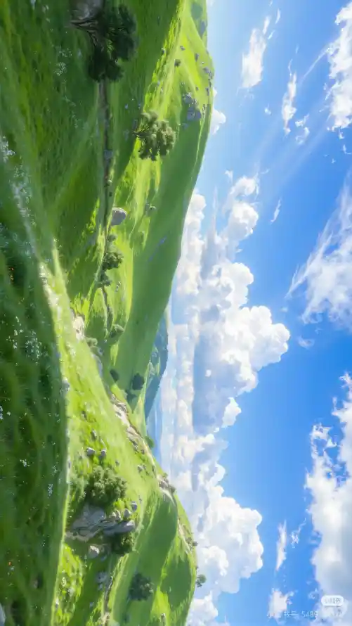 4k山坡壁纸 - 户外 - 晴空 - 树木「哲风壁纸」