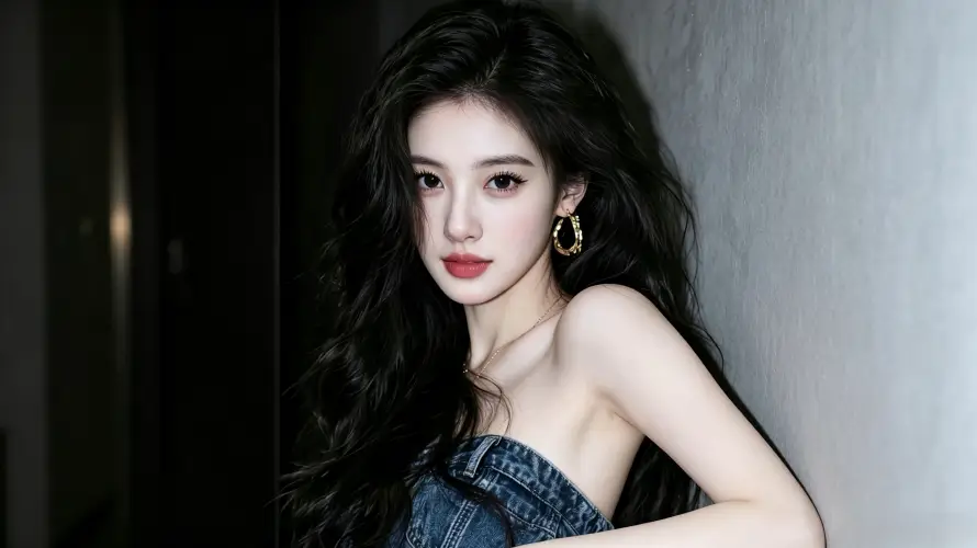 3k时尚壁纸-穿搭 - 红唇-美女「哲风壁纸」