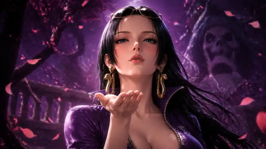 4k抬手壁纸-花瓣 - 海贼王-3D风格「哲风壁纸」
