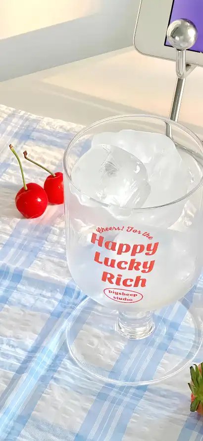 4k冰块壁纸 - 冷饮 - 夏日 - 樱桃「哲风壁纸」